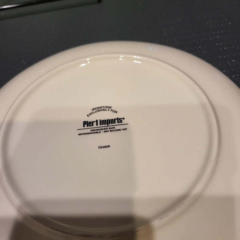 Pier 1 Imports Lazy Sunday Salad Plate.